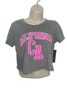 Camiseta recortada PRINCE PETER Junior talla XS California CA muy angustiada $53 - Imagen 1 de 15
