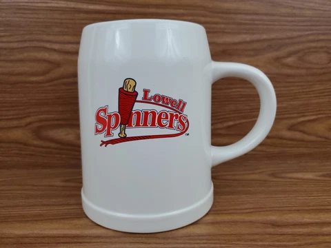 Lowell Spinners Coffee Mug Cup Budweiser Major Minor League Baseball Jumbo MA Cover