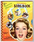 ROSEMARY CLOONEY'S CHILDREN'S SONG BOOK~ Bonnie Spinwheel Book, w/ WHEEL, Lowe