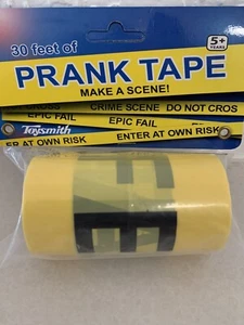Crime Scene Party Prank Tape 30 Feet: Crime Scene Do Not Cross Enter At Own Risk - Picture 1 of 4