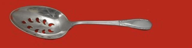 Polly Lawton by Manchester Sterling Silver Serving Spoon Pierced 9-Hole Custom - Image 1 of 1