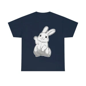 US Adults - Easter Bunny - Friendly Rabbit - Cute Funny Unisex Heavy Cotton Tee - Picture 1 of 109