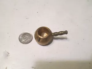 Vintage Brass Dollhouse Miniature Pan From Collection Marked Made in Holland - Picture 1 of 11