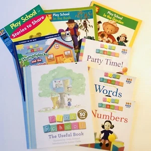 Play School X8 Books Useful Book Words Party Numbers In The Bush Garden 90’s ABC - Picture 1 of 24
