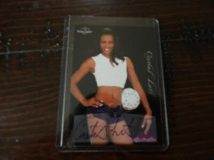 2005 BENCHWARMER SIGNATURE SERIES SILVER AUTOGRAPH #08 CRYSTAL LETT - Bild 1 von 2