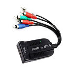 1PC HDMI to 1080P Component Video 5RCA RGB Converter Adapter R/L Audio Output