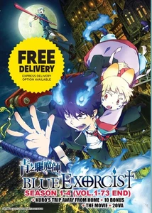 DVD Anime Blue Exorcist TV Series Season 1-4 + 10 Bonus + 2 OVA + The Movie Eng - Imagen 1 de 7