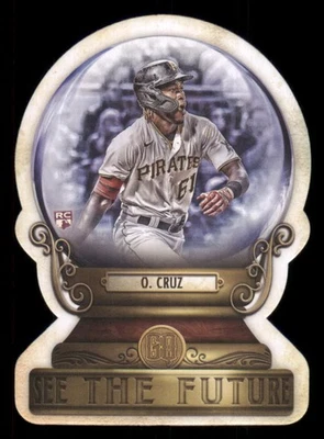 2022 Topps Gypsy Queen Crystal Gazing Die Cuts #CG4 Oneil Cruz - Image 1 of 2