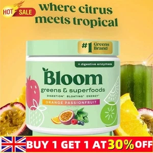 Bloom Nutrition Super Greens Powder Smoothie & Juice Mix - Probiotics for Digest - Picture 1 of 11