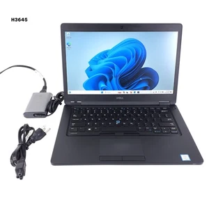Dell Latitude 5480 14" Laptop i5-7300HQ 2.50GHz 8GB RAM 256GB SSD Win 11 Home - Picture 1 of 19