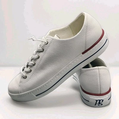 Paul Green Carly Sneakers Platform White Leather Low Women’s Sz 11.5 US / 9 UK  - Image 1 of 4