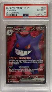 Gengar Ex Ultra Rare 193/162 Pokemon TEF en eng 2024 PSA 10 - Bild 1 von 2
