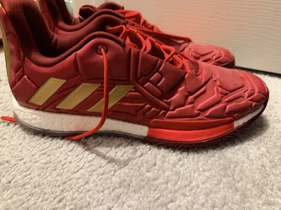 Adidas Marvel x Harden Vol 3 Iron Man Basketball Shoes Size 13 US Men RARE - Image 1 of 4