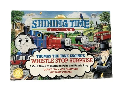 Vtg Thomas The Tank Engine's Whistle Stop Surprise Matching Game & Giant Puzzle - Image 1 of 4