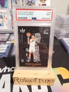 2023-24 Panini Court Kings Keyonte George #148 RC Rookies III Level 3 SSP PSA 9 - Picture 1 of 2