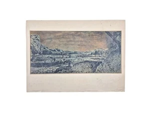 "Bergtal mit eingezäunten Feldern" Das grafische Werk von Herkules Segers Kunst - Bild 1 von 13
