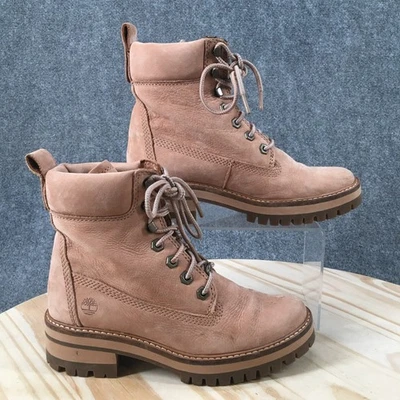 Timberland Botas Mujer 6 Cuero Tostado A1RQM Con Cordones Ortolite Senderismo Informal Foto 1 de 4