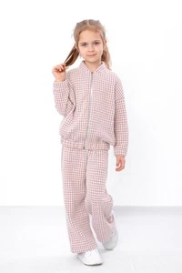 Girls’ Clothing Set – Stylish Houndstooth Print & Comfortable Fit, , Any seas... - Picture 1 of 6