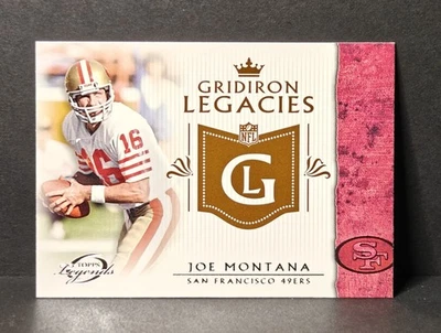 2011 Topps Gridiron Legends #GL-JM JOE MONTANA Gridiron Legacies HOF 49ers - Image 1 of 2
