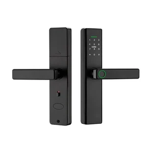 Smart Lock Fingerabdruck Türschloss mit Touchscreen Passwort Elektronische Schlösser,... - Bild 1 von 8