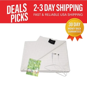 Sleep Better with Our 27x52 Inch Grounding Sheet - Organic Cotton & Silver Fiber - Picture 1 of 6