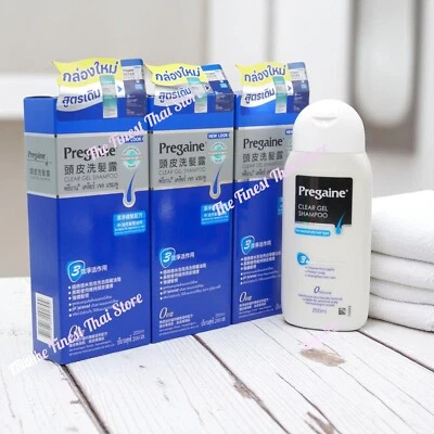 Pregaine Clear Gel Shampoo for Thinning Hair Gentle Formula : Bundle of 3 Pieces - Image 1 of 2