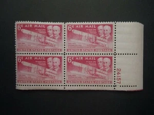 #C45 Wright Brothers Plate Block #24157 LR MNH OG VF "Includes New Mount" - Picture 1 of 1