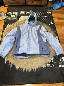 L.e.i Women's Two Tone Fleece Pockets Full Zip Hooded Ski Jacket Size Large - Picture 1 of 8