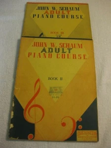 John W Schaum Adult Piano Course Books 2 & 3 Vintage 1946 - Picture 1 of 2