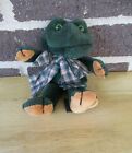 Boyds Bears / in the Attic 15" Evergreen Ribbit Frog 1991-1997 Retired, Croaking