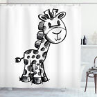 Giraffe Duschvorhang Childish Sketch African