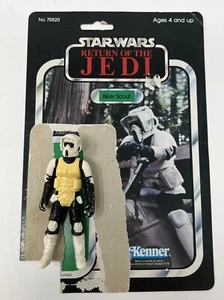 Vintage Star Wars BIKER SCOUT Complete  w/Cardback  1983 ROTJ Kenner - Picture 1 of 4
