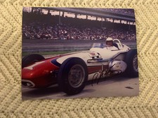 A J Foyt Signed Indianapolis 500 8 X 10 Photo Indy Car Autographed Winner 1961