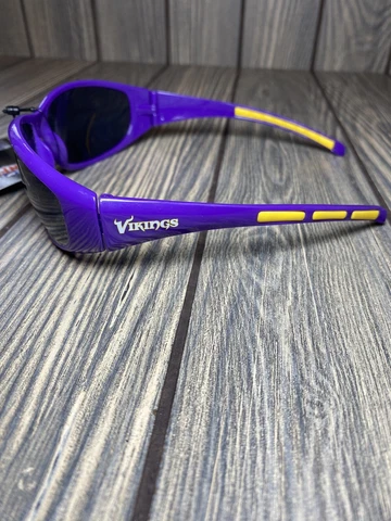 NFL Minnesota Vikings Sunglasses Unisex Purple & Yellow UV 400 Protection New! Cover