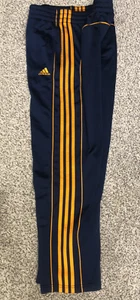 Adidas Youth Athletic Track Pants Size Large Blue - Picture 1 of 6