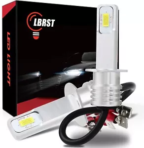2x Mini H1 LED Headlight Bulb High Low Beam 6000K White - Picture 1 of 7