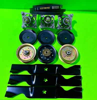 GTH26V54 LGT2654 YTH2654 54" LAWN TRACTOR MOWER DECK PARTS REBUILD KIT - Image 1 of 4