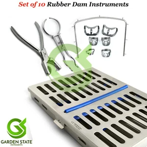 Zahngummi Damm Kit Universal Brinker Klemmen Rahmen Stanzpinzette Netz Kassette - Bild 1 von 6