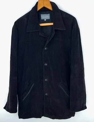 vintage christian dior Courdory  Suede Collar Jacket Men's Black  Size 3 / ... - Image 1 of 4