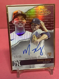 2020 🔥 /25 🔥Michael King Topps Gold Label Red Refr. Framed Auto RC #GLA-MKI - Picture 1 of 6