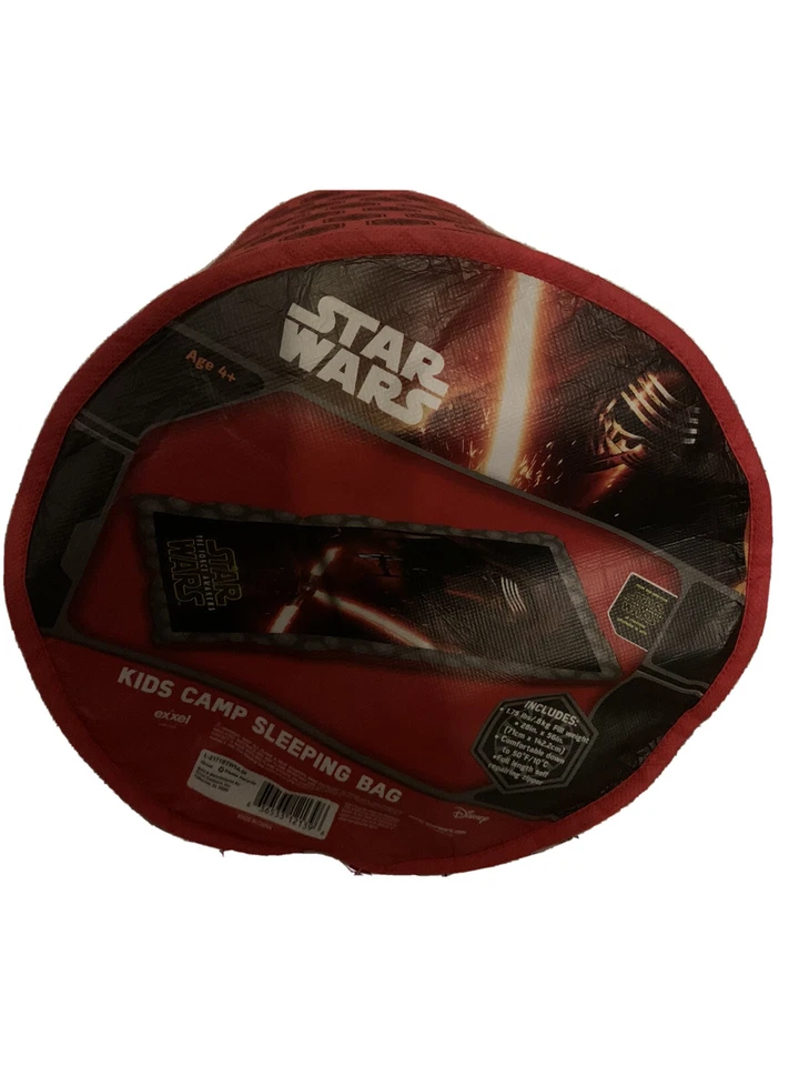 SACO DE DORMIR STAR WARS THE FORCE AWAKENS KYLO REN ACAMPAMENTO INFANTIL 28" X 56" - Imagem 1 de 1