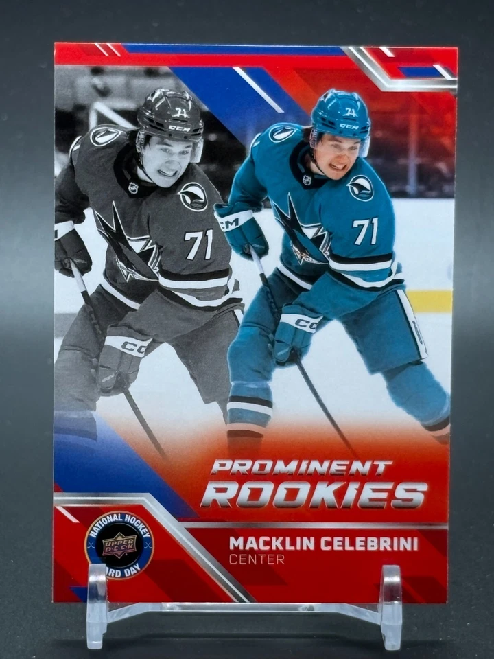 2025 Upper Deck National Hockey Card Day Prominent Rookies / Moments Base Bulk - Image 1 of 1