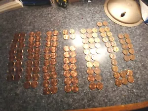 USA SPECIAL PENNY SAMMLUNG 128 MÜNZEN 1954 / 2017 P D OHNE 82ER;2009S - Bild 1 von 9