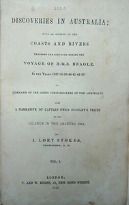 Discoveries in Australia by J. Lort Stokes (First Edition)1846. - Picture 1 of 9