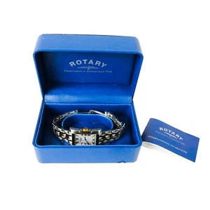 Rotary Womens Savannah Quartz Stainless Watch GB9130 Sapphire Glass - Picture 1 of 12