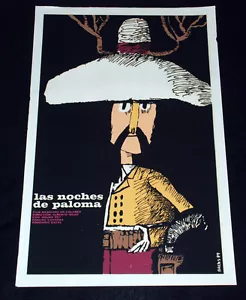 Póster de la película serigrafía cubana 1979. Cartel "Charro Cornudo. Cornudo mexicano" México - Imagen 1 de 4