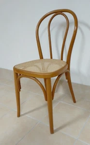 N.6 sedie Calligaris in legno di faggio con sedile in paglia di vienna chiara - Foto 1 di 5