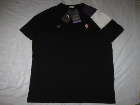 ACF Fiorentina T Shirt NEW Le Coq Sportif Men's 2XL (slim) Italian Soccer SerieA Cover