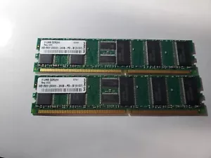 2pcs Wintec WD1RE512X809-266B-PD-B1 PCI2100R 512MB DDR266 ECC REG 184pin 1GB tot - Picture 1 of 3