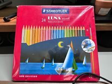 Staedtler Karat Aquarell Premium Watercolor Pencils Set 24 Colors Germany Tin J1